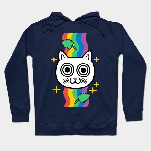 Cat on Catnip Hoodie by Mayha